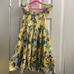 Janie and Jack Yellow Floral Dress